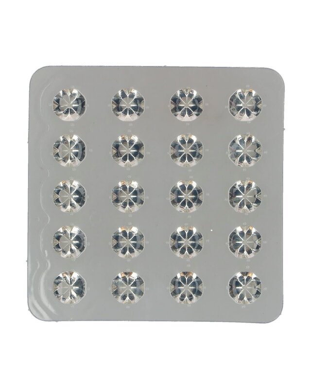 Funcakes FunCakes Eetbare Jelly Diamonds Clear pk/20