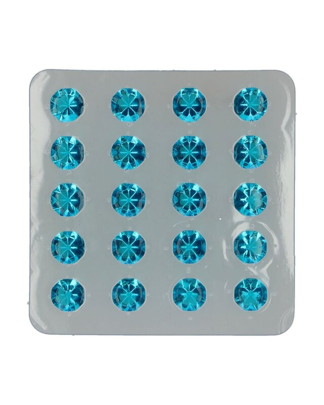Funcakes FunCakes Eetbare Jelly Diamonds Sky Blue pk/20