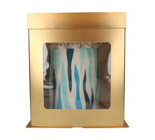 Funcakes FunCakes Tall Cake Box 21 x 21 x 23,5 cm - Goud