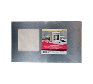 Funcakes FunCakes Tall Cake Box 21 x 21 x 23,5 cm - Zilver