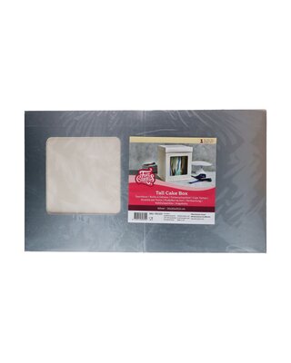 Funcakes FunCakes Tall Cake Box 21 x 21 x 23,5 cm - Zilver