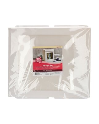 Funcakes FunCakes Tall Cake Box 40,5 x 40,5 x 45,5 cm - Wit