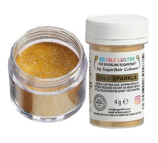 sugarflair Sugarflair Edible Lustre Gold Sparkle, 4g