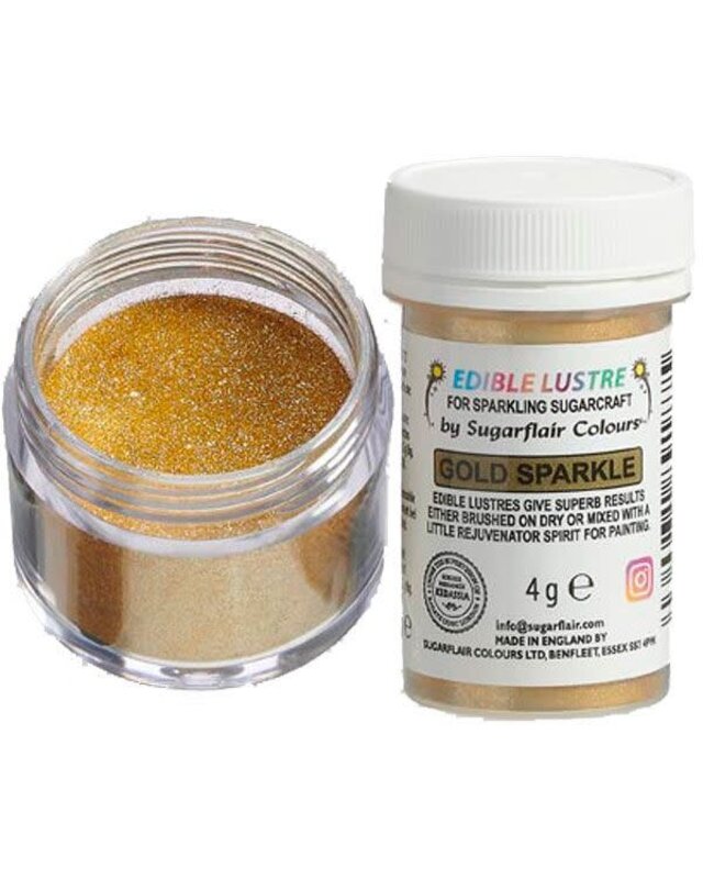 sugarflair Sugarflair Edible Lustre Gold Sparkle, 4g