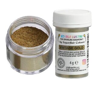 sugarflair Sugarflair Edible Lustre Vintage Gold, 4g