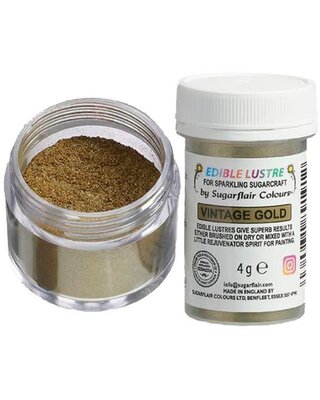 sugarflair Sugarflair Edible Lustre Vintage Gold, 4g