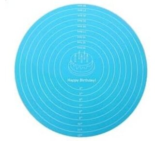Siliconen bakmat rond 30 cm