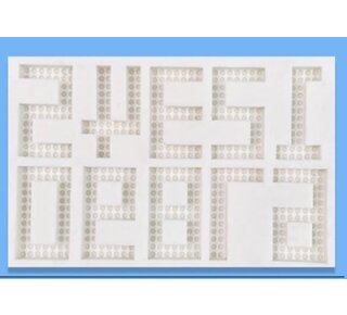 Game cijfers siliconen mal