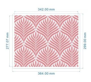 Taartdecoratief Taart stencil Varen 364 mm x 296 mm