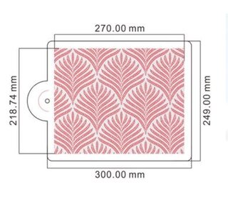 Taartdecoratief Taart stencil Varen 298 mm  x 248 mm