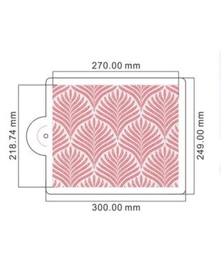 Taartdecoratief Taart stencil Varen 298 mm  x 248 mm