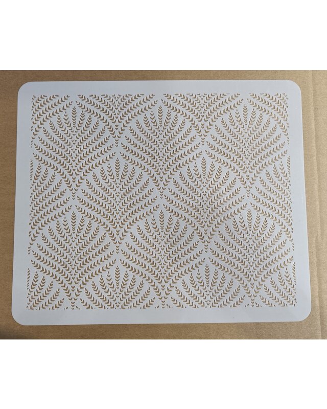 Taartdecoratief Taart stencil Varen 298 mm  x 248 mm