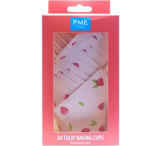 PME PME Muffinvormpjes Tulp Framboos Pk/24