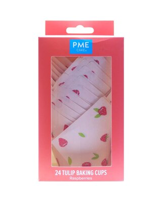 PME PME Muffinvormpjes Tulp Framboos Pk/24