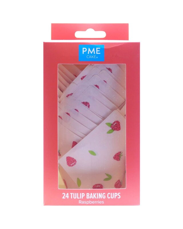 PME PME Muffinvormpjes Tulp Framboos Pk/24