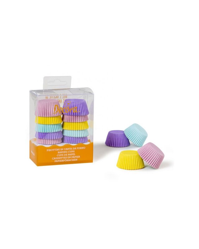decora mini baking cups pastel by Decora 200st