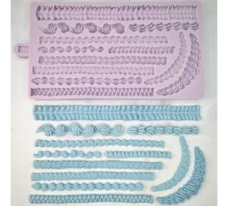 Karen Davies Karen Davies Siliconen Mal - Small Lambeth Borders