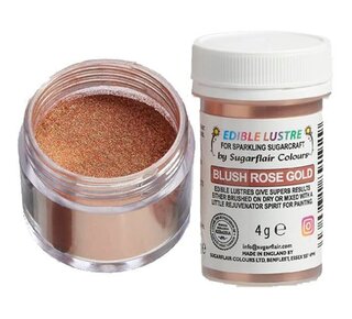 sugarflair Sugarflair Edible Lustre Blush Rose Gold, 4g