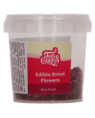 Funcakes FunCakes Eetbare Droogbloemen Rozenblaadjes 5 g