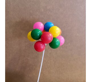 bake delicious Ballonnen multikleur prikker