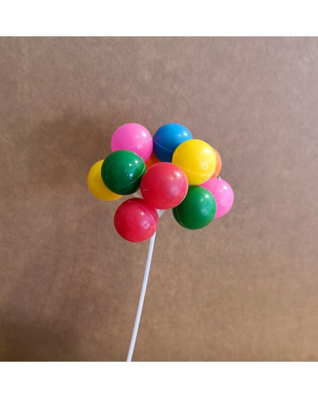bake delicious Ballonnen multikleur prikker