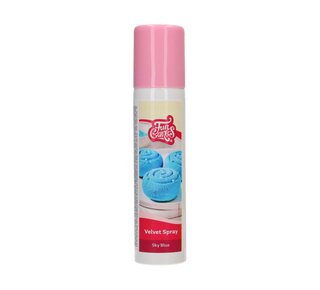 Funcakes Fluwelen Spray Hemelsblauw 100 ml