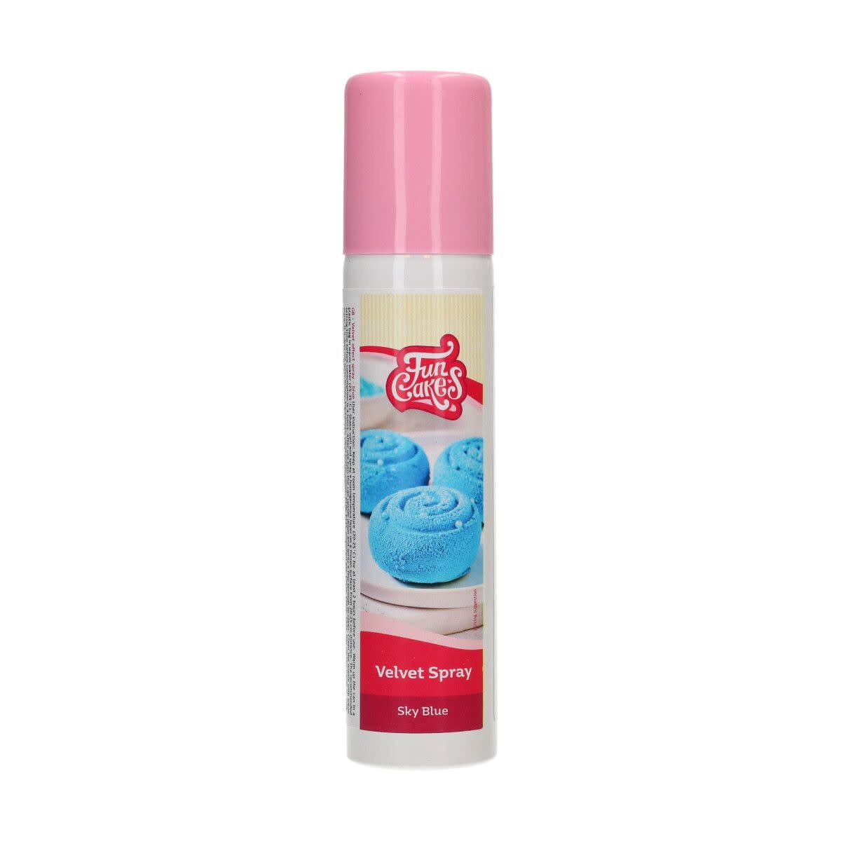 Funcakes Fluwelen Spray Hemelsblauw 100 ml