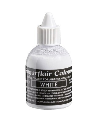 sugarflair Sugarflair airbrush kleurstof wit 60 ml