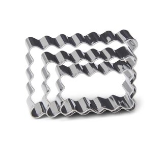 Patisse Patisse Set Uitsteekvormen RVS Rechthoekig Set/3