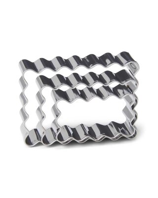 Patisse Patisse Set Uitsteekvormen RVS Rechthoekig Set/3
