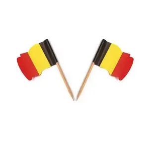 Vlagprikker België Wapperend 40st.