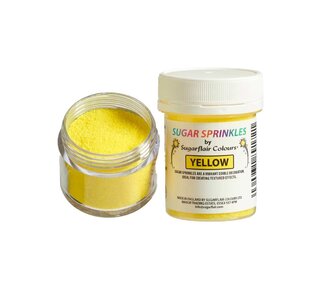 sugarflair Sugarflair Sugar Sprinkles Geel - 40g