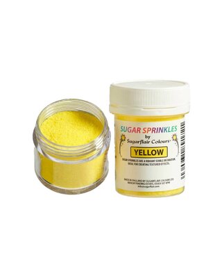sugarflair Sugarflair Sugar Sprinkles Geel - 40g