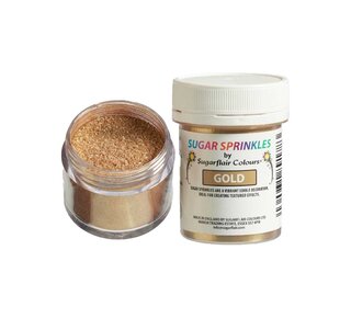 sugarflair Sugarflair Sugar Sprinkles Goud - 40g