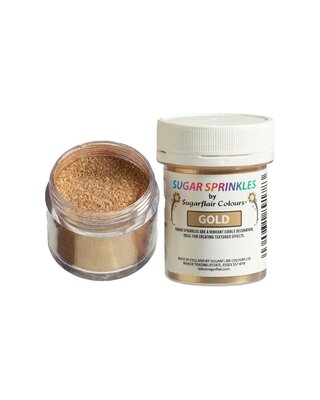 sugarflair Sugarflair Sugar Sprinkles Goud - 40g