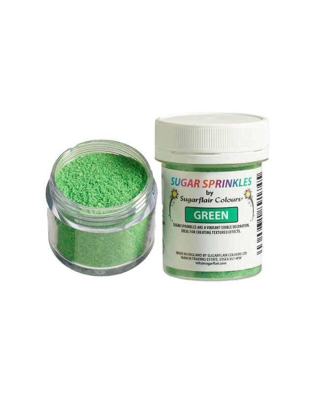 sugarflair Sugarflair Sugar Sprinkles Groen - 40g