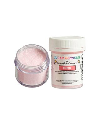 sugarflair Sugarflair Sugar Sprinkles Roze - 40g