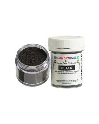 sugarflair Sugarflair Sugar Sprinkles Zwart - 40g