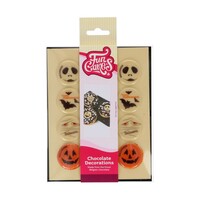 thumb-FunCakes Chocolade Decoraties Halloween Ø3,8cm Set/12-1