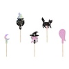 PartyDeco Cupcake Toppers Halloween pk/6