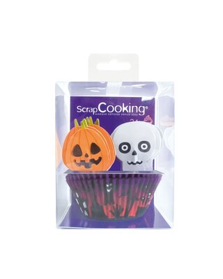 scrapcooking Scrapcooking Baking Cup & Topper Halloween Set/24