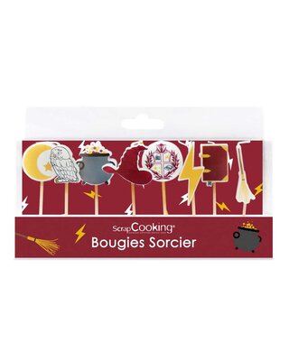 scrapcooking ScrapCooking Wizard Kaarsjes pk/8