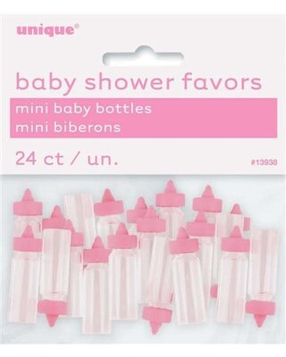 Haza Mini babyflesjes roze (24st)