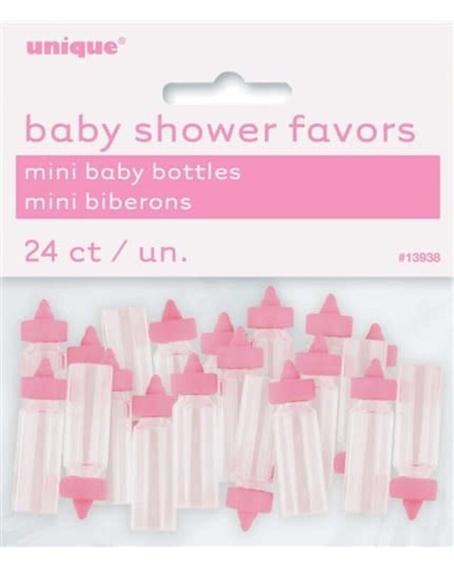 Haza Mini babyflesjes roze (24st)