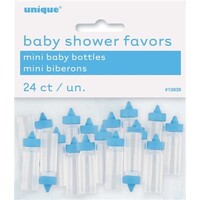 Mini babyflesjes blauw (24st)
