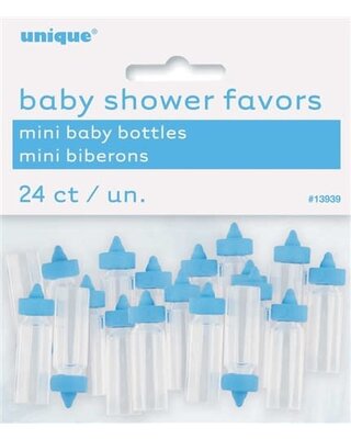 Mini babyflesjes blauw (24st)