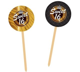 Haza Feest prikkers sweet 16, (20st)