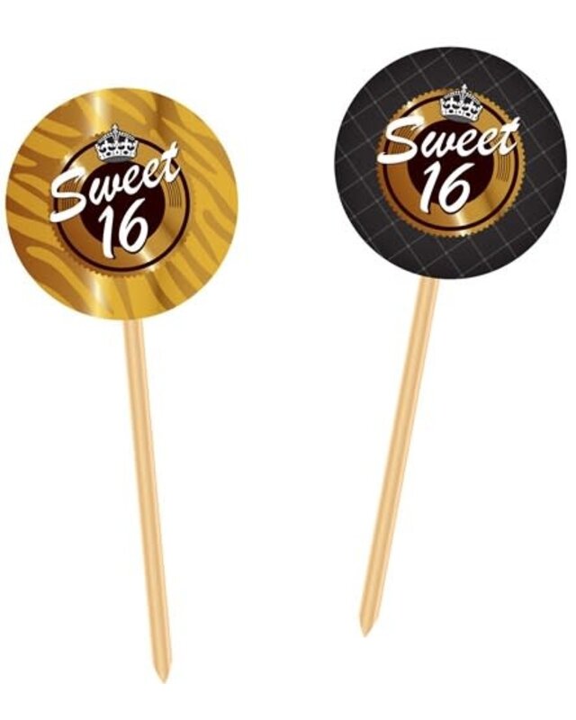 Haza Feest prikkers sweet 16, (20st)