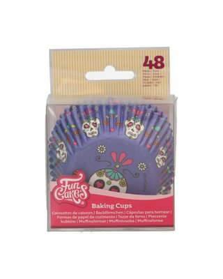 Funcakes FunCakes Baking Cups Day of the Dead pk/48