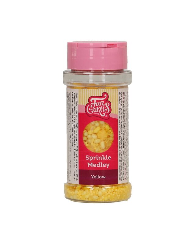 Funcakes FunCakes Sprinkle Medley geel 70g